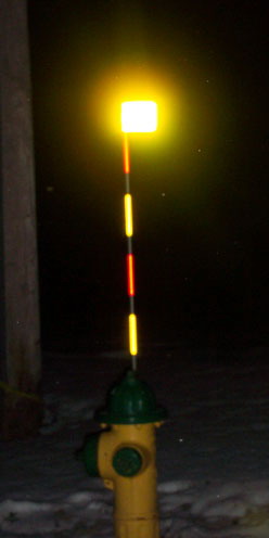 HyViz's hydrant markers, driveway markers, safety vests and other custom made reflective products!