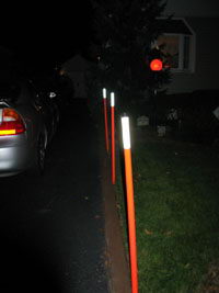 monster driveway markers