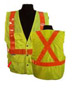 ANSI CLASS 2 No Pocket Road Vests US made safety vests, reflective vests, and reflective clothing - at wholesale!