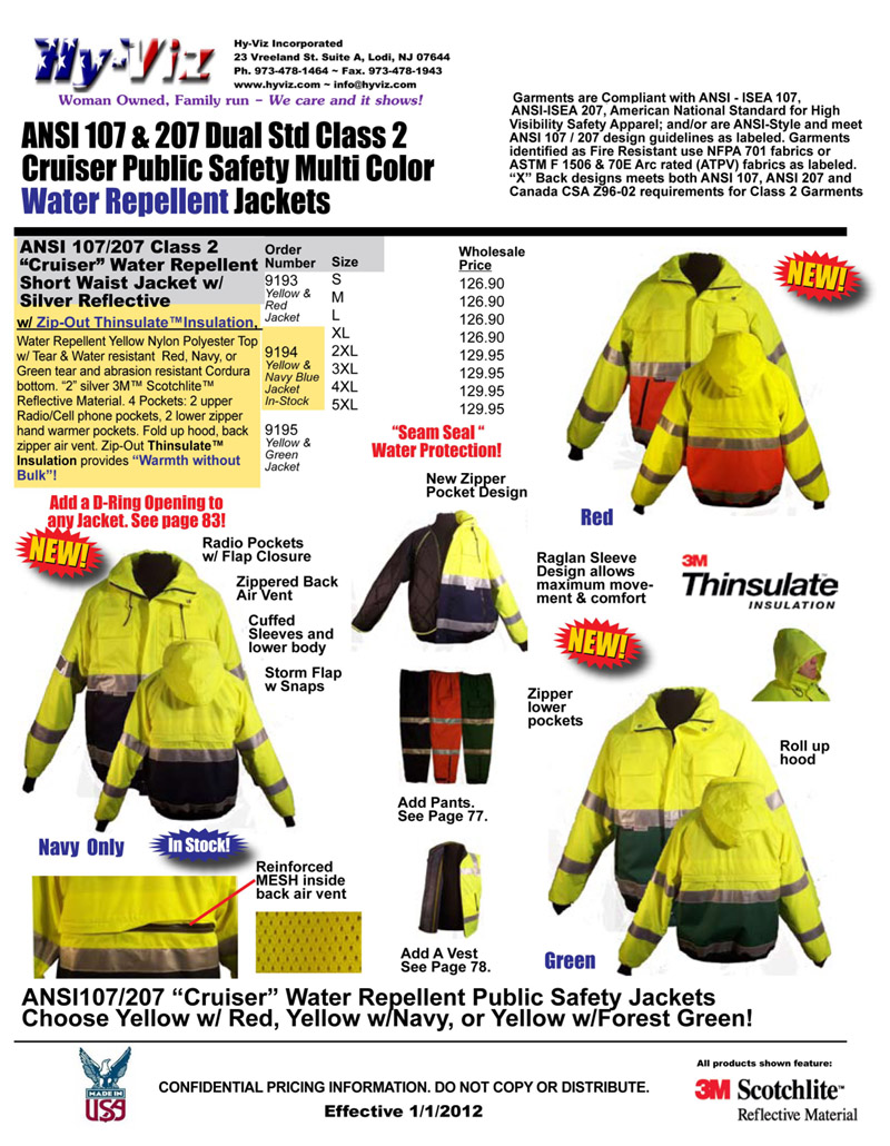 Safety vests, reflective vests, survey and road crew vests and clothing ...